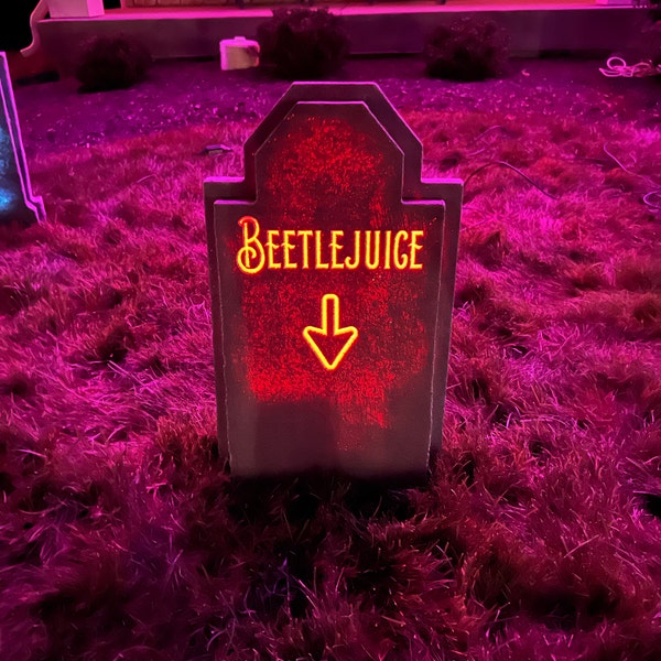 Halloween Fun Custom Tombstone / Gravestone KRYSTAL BALL. LED ...