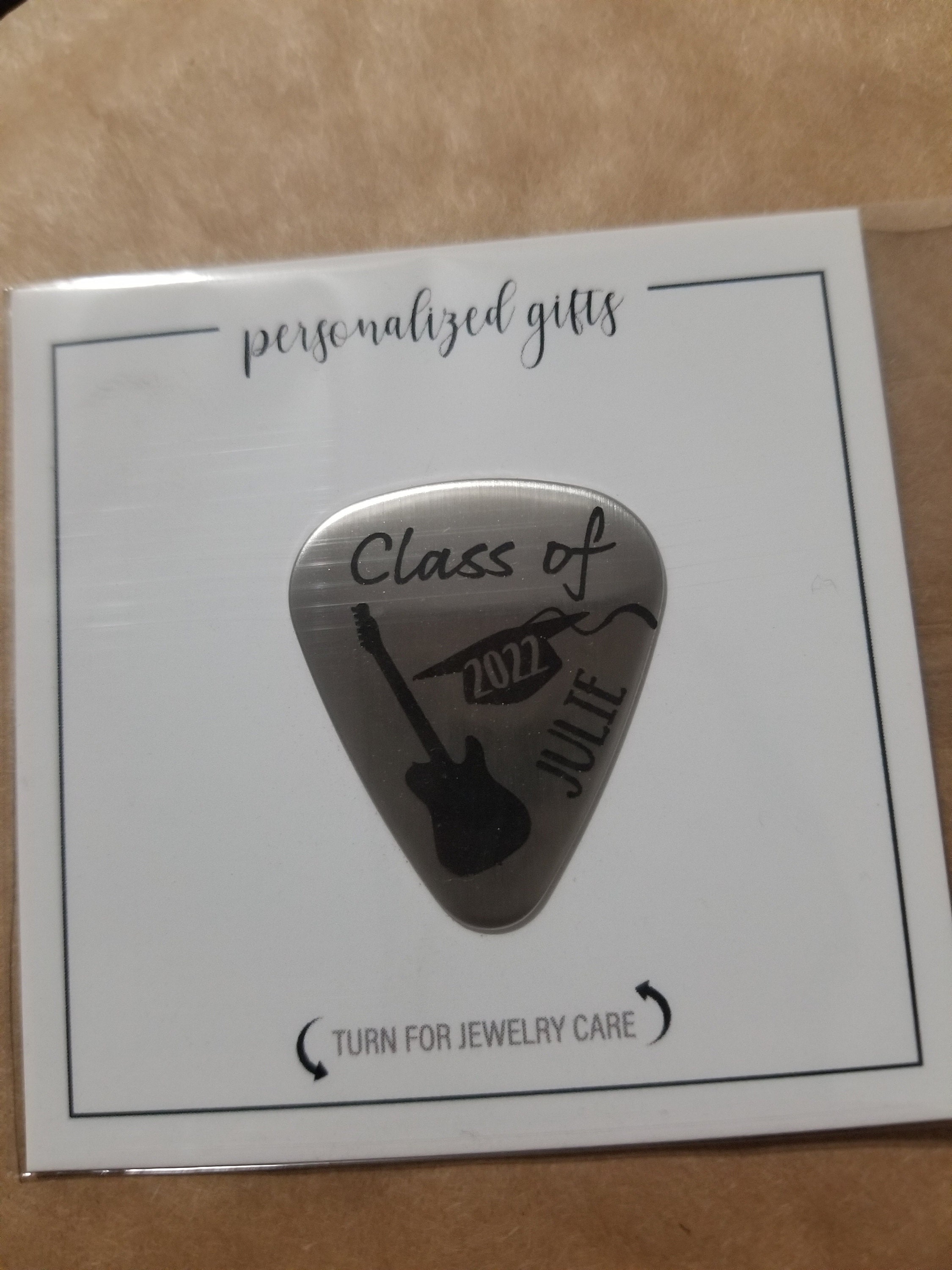 Class Of 2024 Guitar Pick High School Graduation Gift Boy Guitar Pick Graduation Gift Boy Graduation Guitar Pick 2024 Graduation Gift