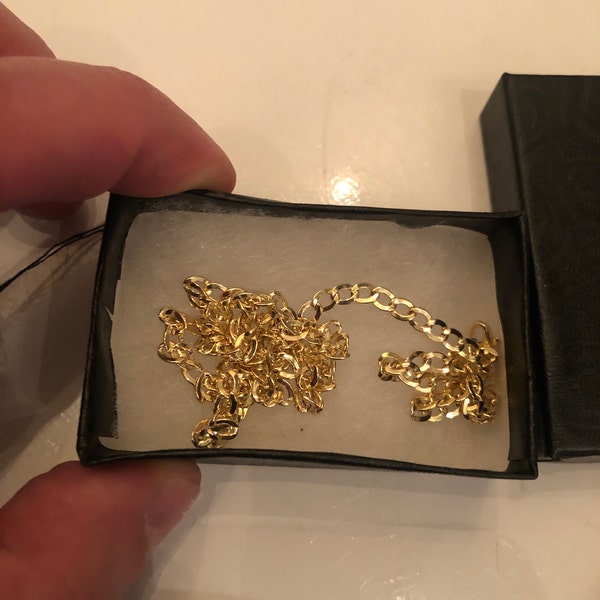 10K Two Tone Pave Yellow and White Gold Cuban Curb Link Hollow