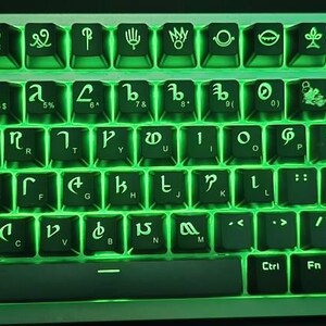 FFXIV Keycap Set, Eorzean Alphabet - Etsy