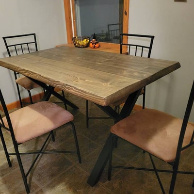 Solid Wood Dining Table Handmade Custom Table / Modern Farmhouse Table ...