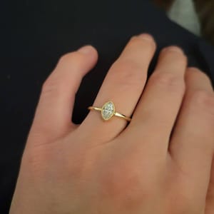 1ct Solitaire Engagement Ring for Women Gold Stacking Iconic - Etsy