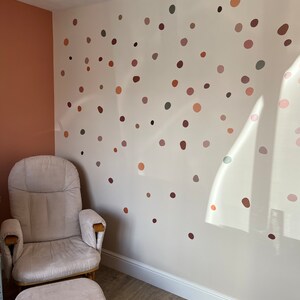 Lot De 6 Décalcomanies Murales Adhésives Thème 'Bohème Forêt' - Fleurs En Acajou - Pour Chambre D'Enfant Ou Salon