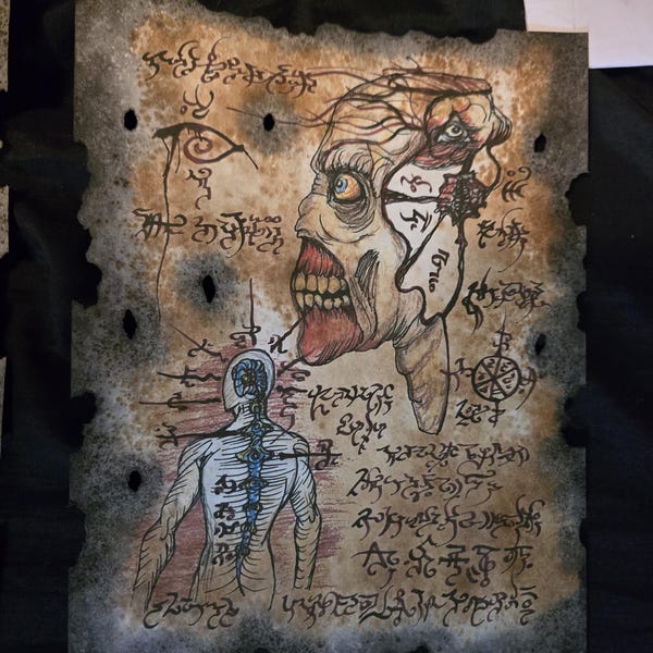 NECRONOMICON PAGES Instant Download Magic Seals and Occult Symbols ...