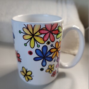 Art Pop Flower, Diseños de sublimación para tazas, Taza de café PNG,  Plantilla de envoltura de taza, Sublimación PNG, Diseños de sublimación de  prensa de taza, Taza PNG -  México