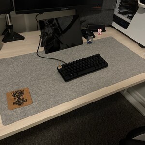 desktop pad felt custom size - werktat
