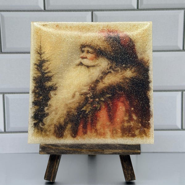 Primitive Vintage Old World Santa Claus Belsnickel Christmas Tree ...