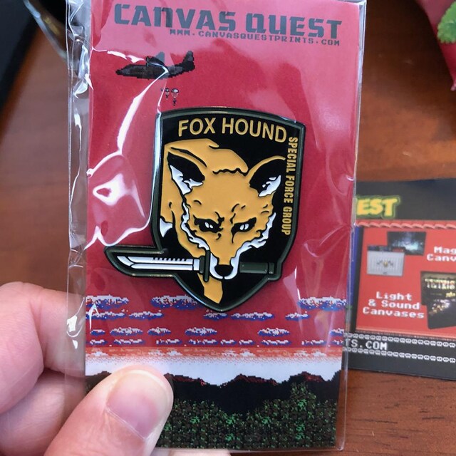 Metal Gear - Fox Hound Special Force Group - Emblem Pin or