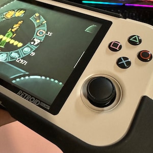 Retroid Pocket 3 Black PSX buttons colored sign (device not included) (!please read the description!)