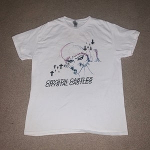 Crystal Castles Graphic Tee - Anarshaapparels Music Band T-shirt
