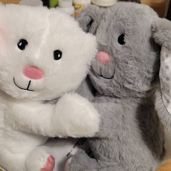 Hugging Rabbit Plush Stock Personalized Hugging Bunnies - Stuffed Animals for Kids - Plush Easter ...