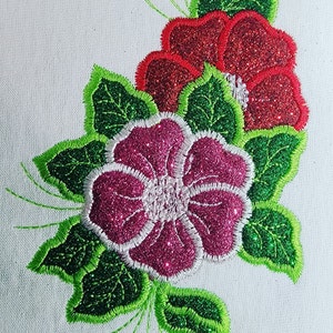 Roses embroidery designs - Flower embroidery design machine embroidery –  Marcia Embroidery