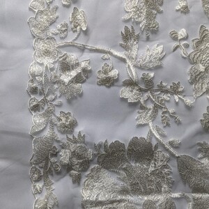 Fashion Berta Bridal Dress Lace Fabric Elegent Embroidery Lace | Etsy