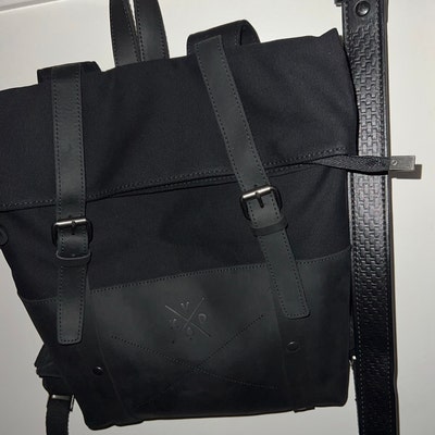 Work Satchel Messenger Bag Wax Canvas Laptop Bag Commuting Shoulder Bag ...