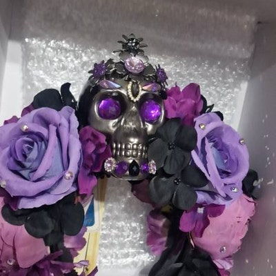 Flower Halo Crown Halo Headpiece Halo Headlights Flower Etsy Flower Halo Crown Halo Headpiece Halo Headlights Flower Etsy