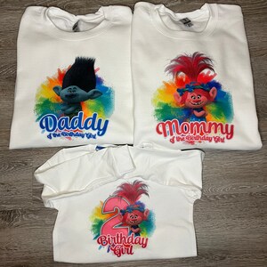 Trolls Birthday Shirt, Trolls Shirt, Trolls Printable Birthday, Trolls ...