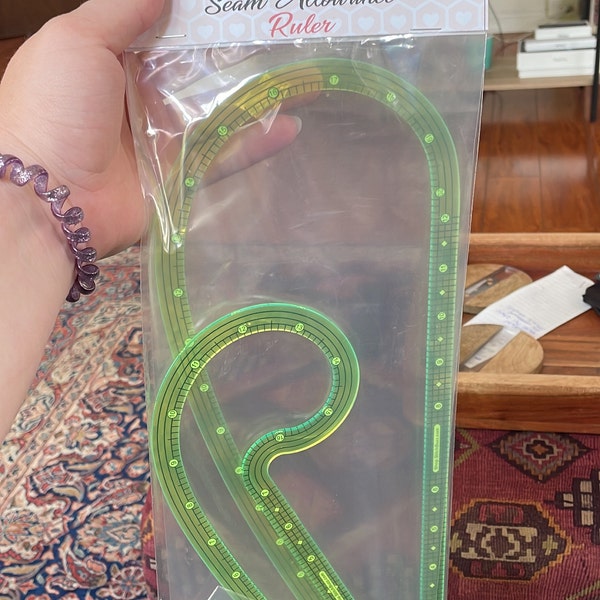 SA Curve Pattern Making Rulers: Seam Allowance Tool, Acrylic French ...