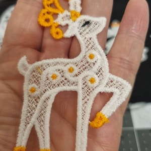 FSL Dazzling Christmas Angel - Free Standing Lace Machine Embroidery ...