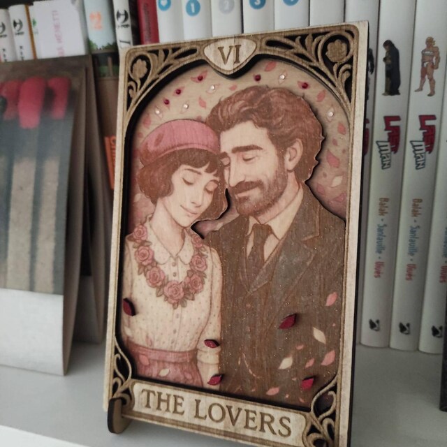 Sophie and Gustave Wooden Tarot Card, Chiaroscuro Expedition 33