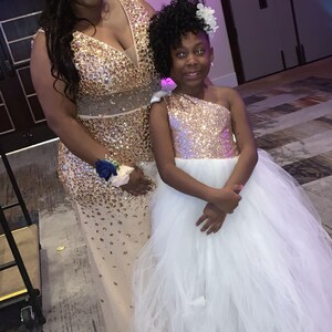 Rose gold outlet and purple dress