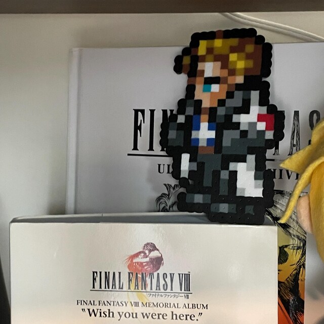 Final Fantasy 8 Perler Bead Sprite: FF8 Pixel Art Fridge Magnet - Etsy