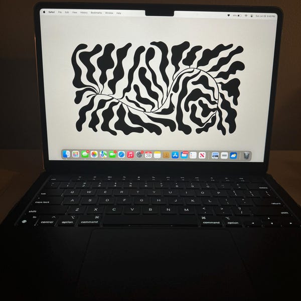 Neutral Aesthetic Laptop Wallpaper, Warm Tones MacBook Background