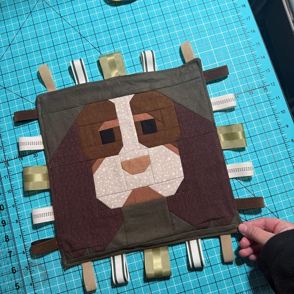 Cavalier King Charles Spaniel Dog Puppy Quilt Block PDF Pattern ...