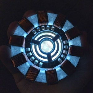 Iron Man Arc Reactor Deluxe Prop Replica Tony Stark Gift - Etsy