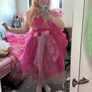 pink fairy dress adult Adult Apple Pink Fairy Dress – Little Gems main image 1