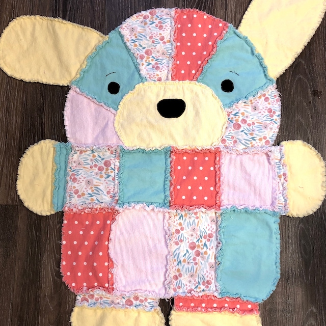 PDF Pattern for Puppy Shaped Rag Quilt-baby Quilt. - Etsy pdf-pattern-for-puppy-shaped-rag-quilt-baby-quilt-etsy