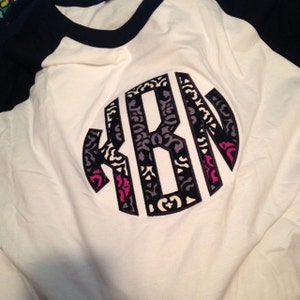 mlb monogram tee