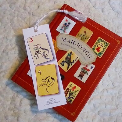 3 Mah Jongg Book-lovers Book Mark SET of 3 - Etsy