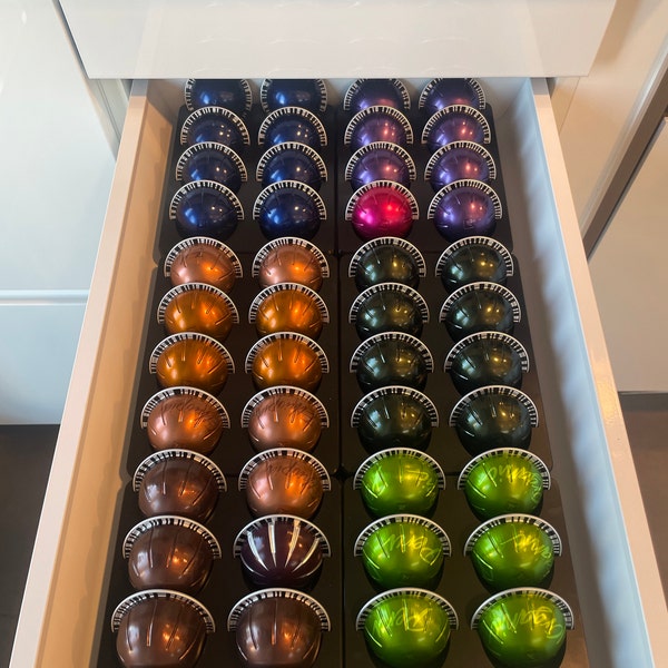 Nespresso Vertuo Capsule Drawer Pod Storage System Etsy