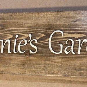 Personalised Garden Sign Custom Sign Garden Decor Outdoor | Etsy