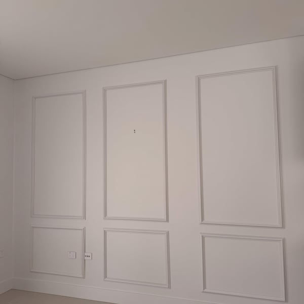 Wall Molding Package Ready to Assemble, Pre-cut Factory Primed, Wall ...