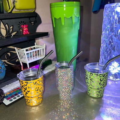 Shimmer Glass Can With Rhinestone Lid Shimmer Beer Can 16oz Shimmer ...