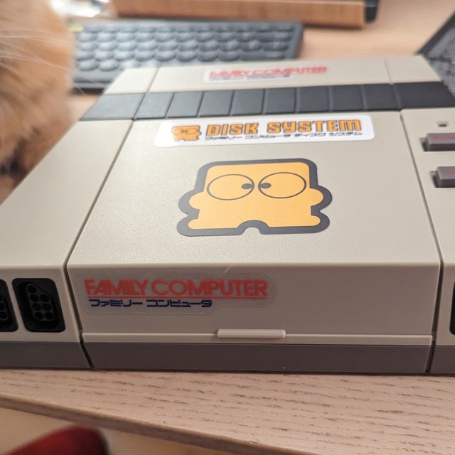 Family Computer Nintendo Famicom Vinyl Die-cut Sticker NES Japan 8