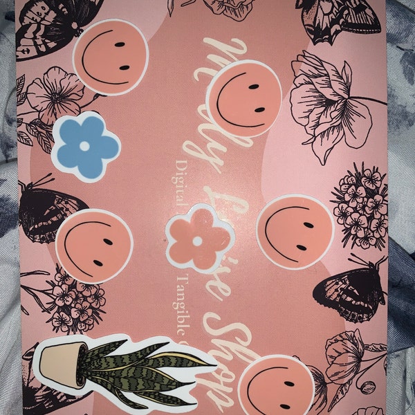 Mini Smiley Face Stickers - Etsy
