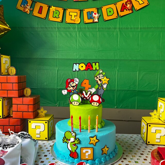 Super Mario Bros Birthday Party Ideas, Photo 43 of 53