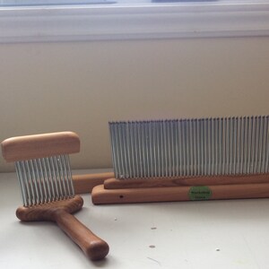 Hackle and Carding Comb. wool comb and blending hackle set 2 | Etsy