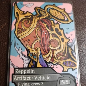 Zeppelin Token - Custom Altered MTG Magic the Gathering