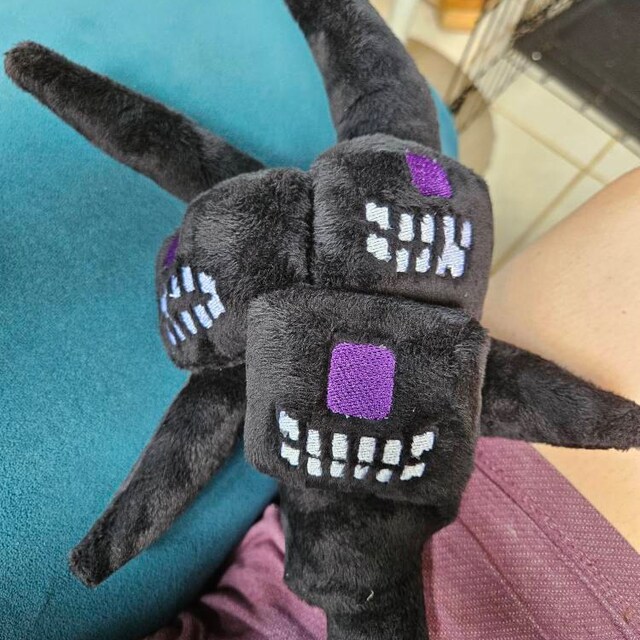 マインクラフトにインスパイアされたウィザーストームのぬいぐるみ（非