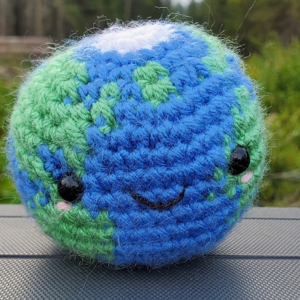 Planet Earth Crochet PATTERN ONLY Pdf Instant DOWNLOAD! Amigurumi ...