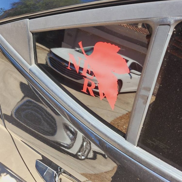 Deftones Sticker Evangelion Poster Nerv Logo, Neon Genesis Evangelion Magnet Evangelion Vinyl 717374 - Foto 3