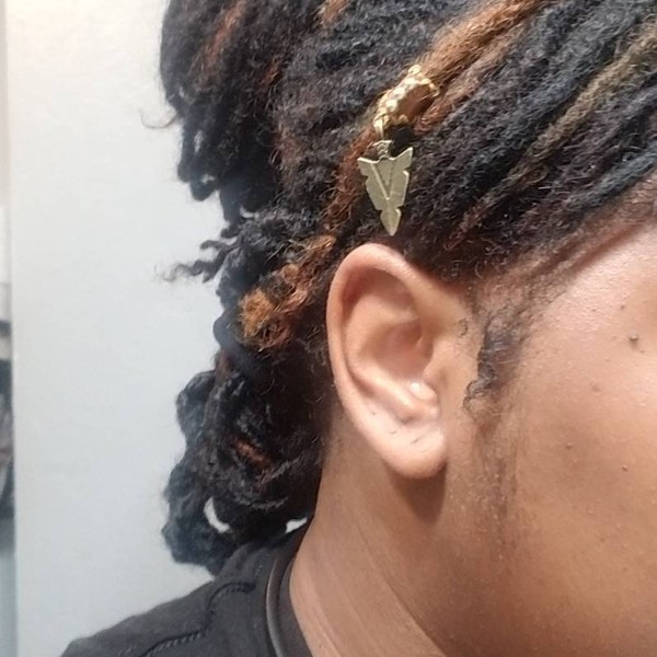 Leather Dread Beads - Simple Loc Jewelry Leather Dreadbead Dreadlock ...