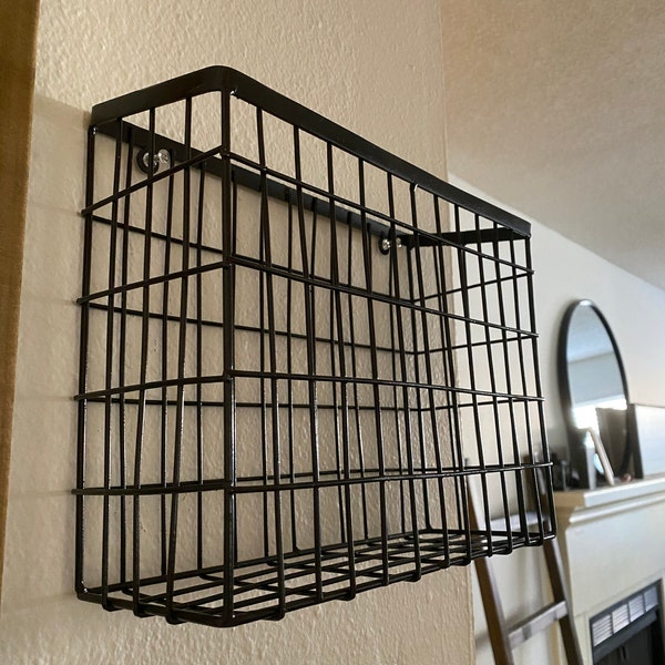Wall Magazine Rack , Wire Hanging File Holder , New Office Organization ...