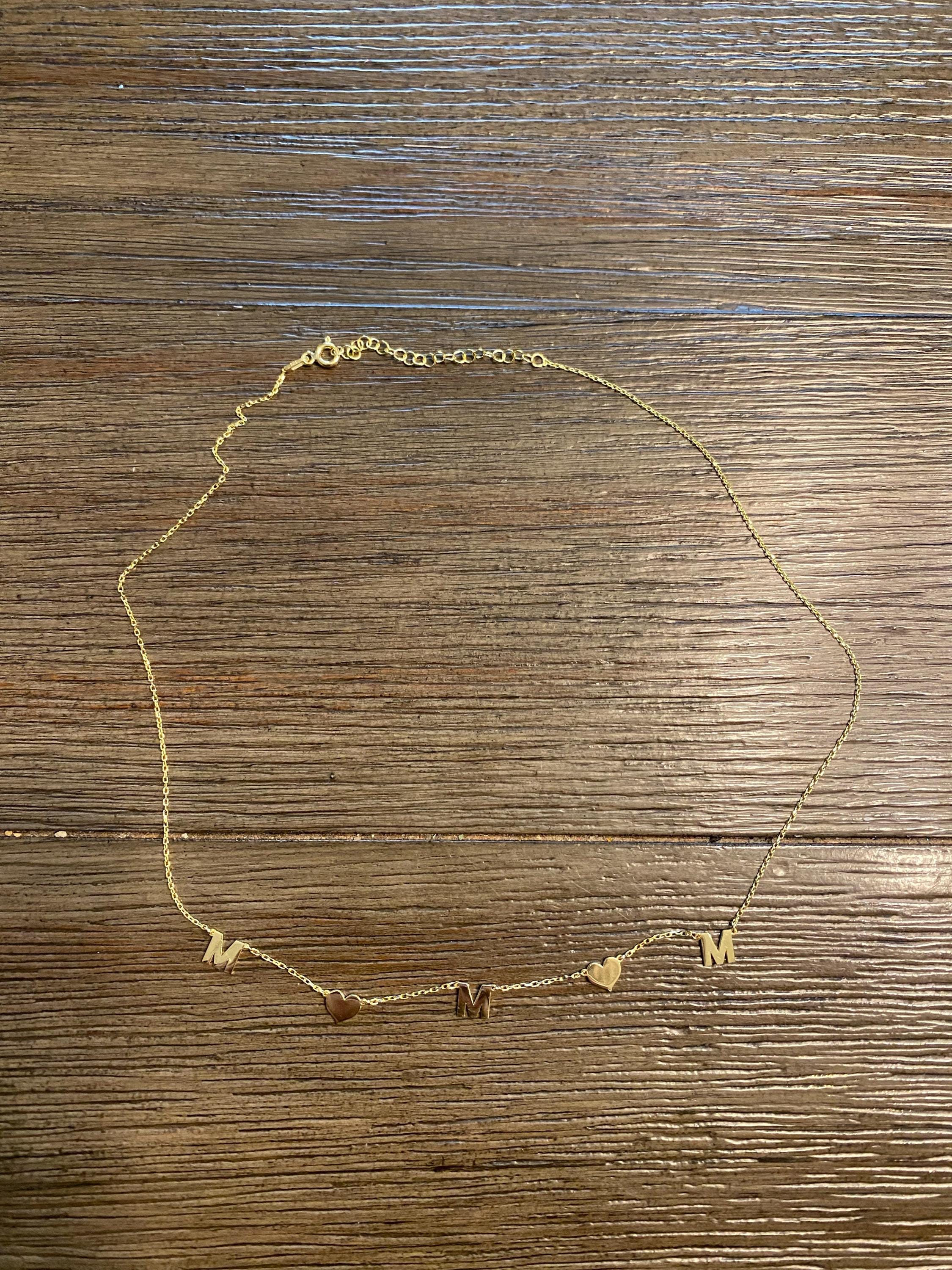 14K GOLD NAME NECKLACE, Personalized Necklace, Minimalist Necklace with Name, Initial Necklaces, Necklace for Women