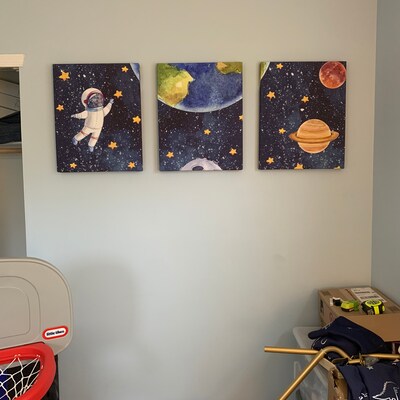 Outer Space Printable Wall Art for Nursery Decor, Digital Download ...