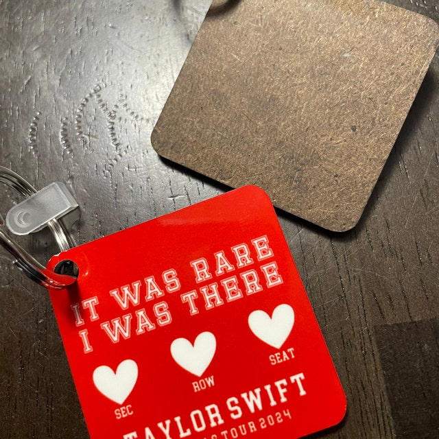 It Was Rare Commemorative 2023 or 2024 Keychain Taylor