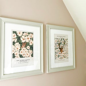 ☺︎ Grande rose blanche citation florale art mural imprimable